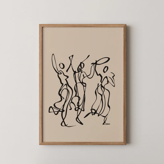 Line Art, Modern Abstract, Minimal Wall Paintings