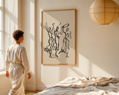 Line Art, Modern Abstract, Minimal Wall Paintings