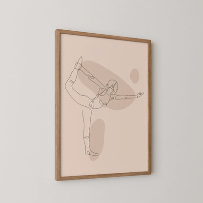 Line Art, Modern Abstract, Minimal, Workout Motivation