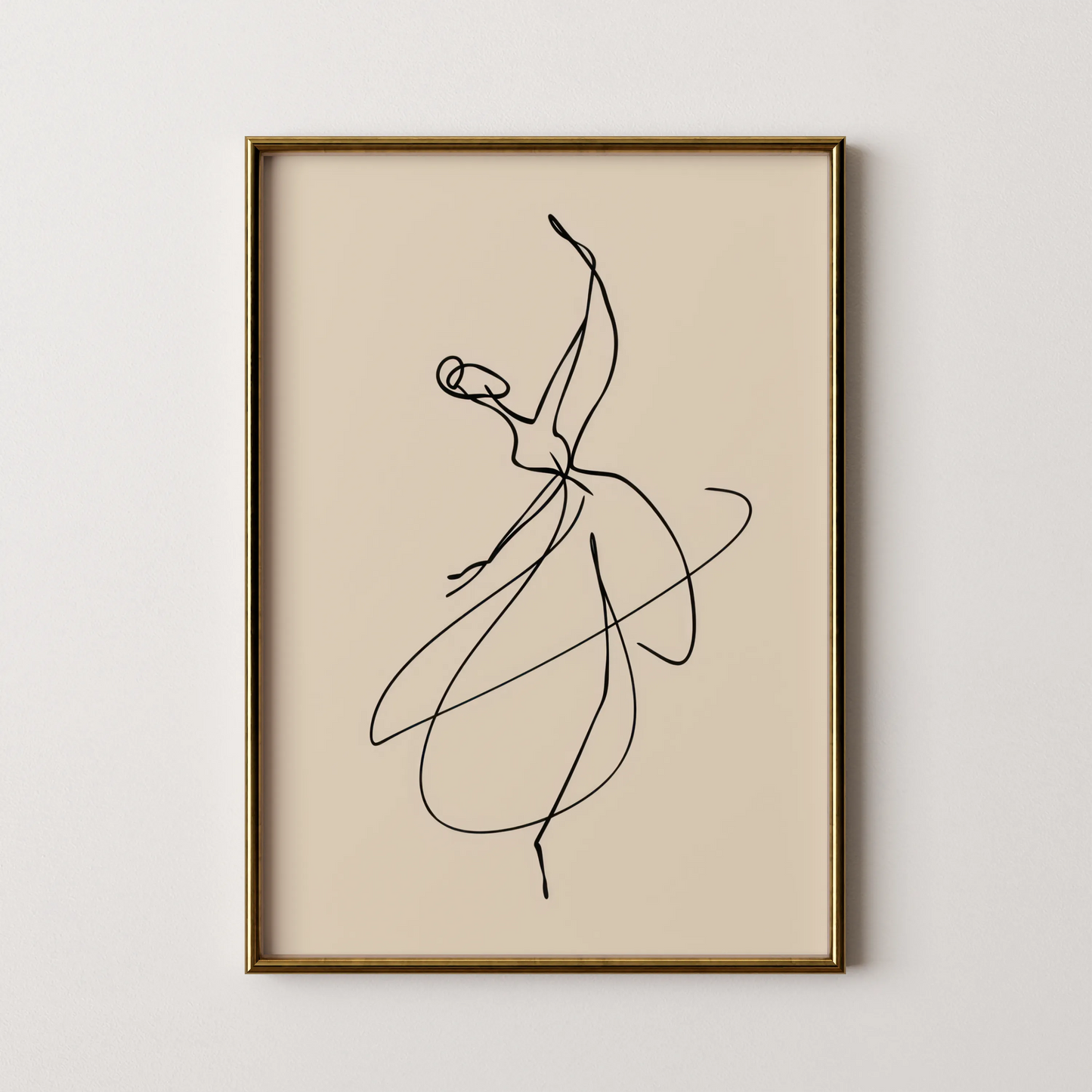 Line Art, Modern minimal Abstract, Minimal Wall Painting