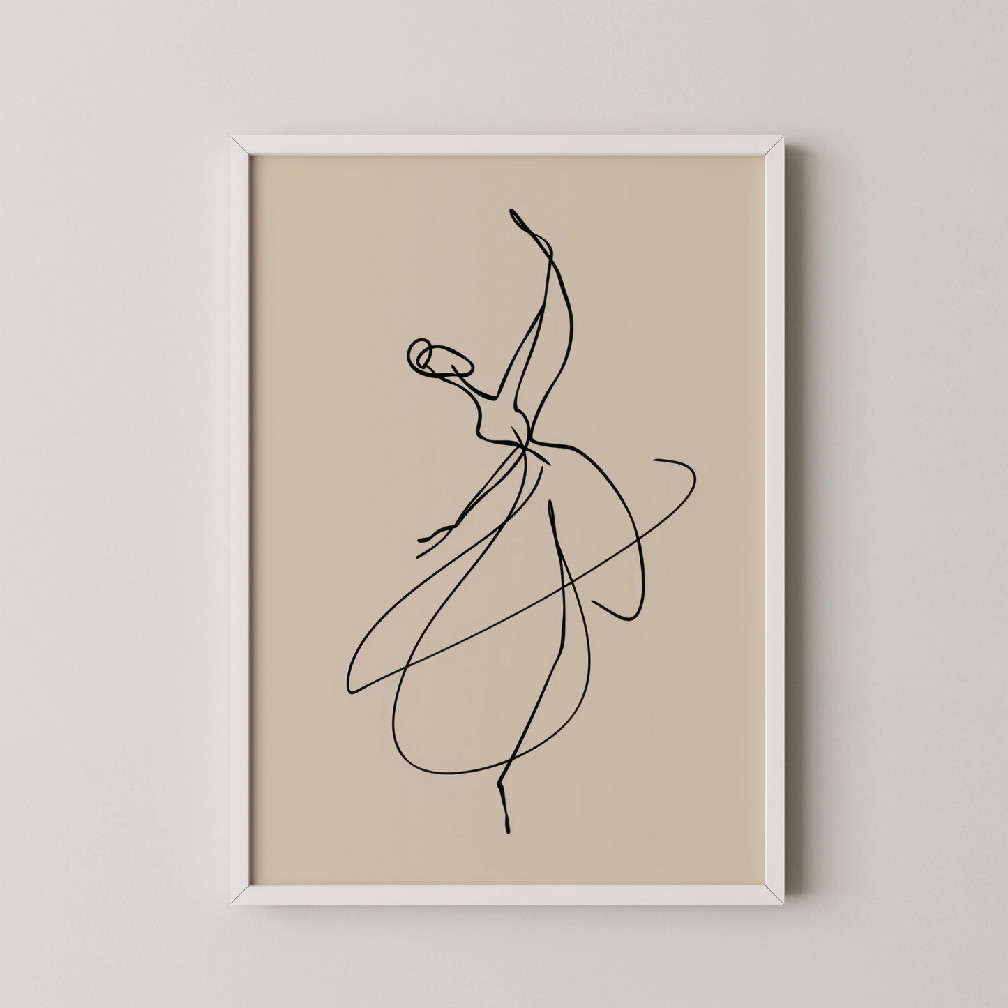 Line Art, Modern minimal Abstract, Minimal Wall Painting