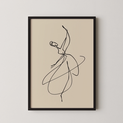 Line Art, Modern minimal Abstract, Minimal Wall Painting