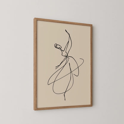 Line Art, Modern minimal Abstract, Minimal Wall Painting