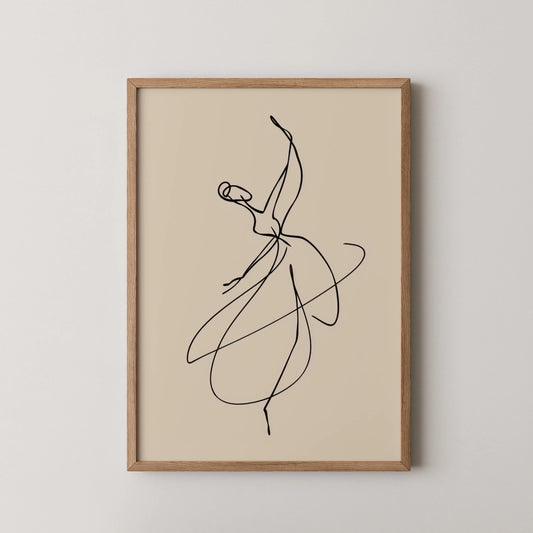 Line Art, Modern minimal Abstract, Minimal Wall Painting