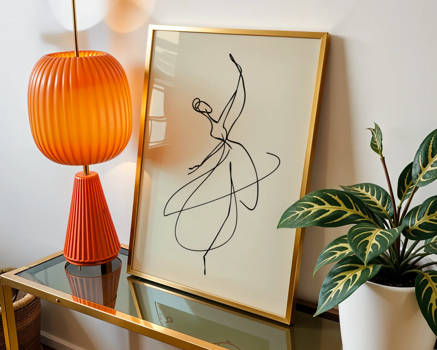 Line Art, Modern minimal Abstract, Minimal Wall Painting
