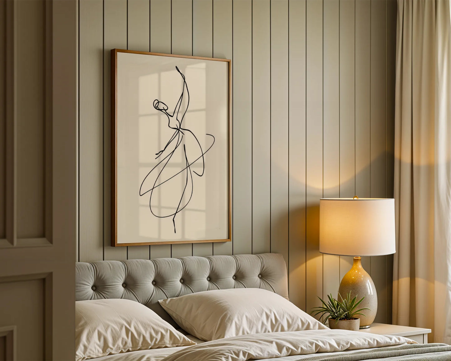 Line Art, Modern minimal Abstract, Minimal Wall Painting