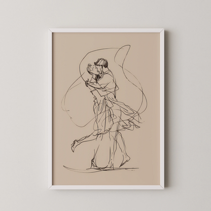 Line Art V, Modern Abstract, Minimal Wall Painting