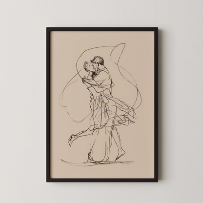 Line Art V, Modern Abstract, Minimal Wall Painting