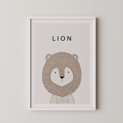 Lion - Nursery Prints