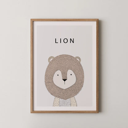 Lion - Nursery Prints
