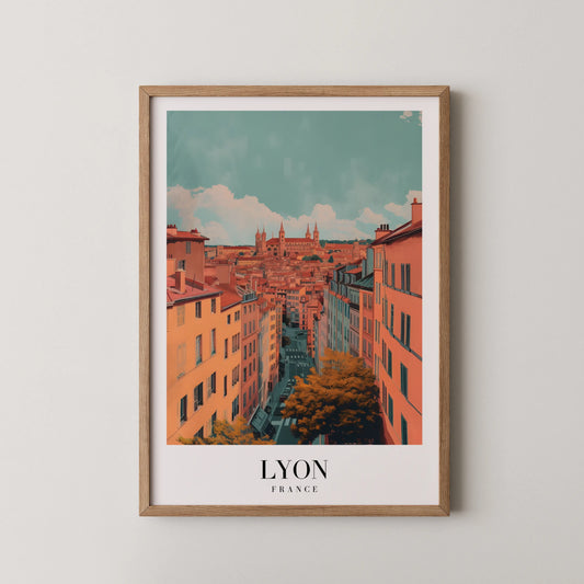Lyon, France, City Prints