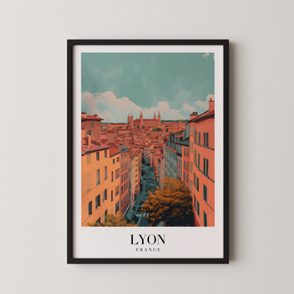 Lyon, France, City Prints