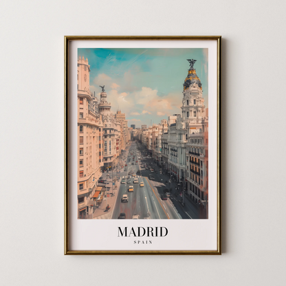 Madrid, Spain, City Prints