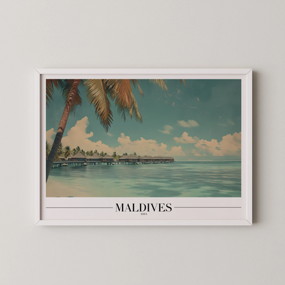 Maldives, Asia, City Prints
