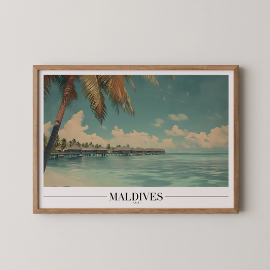 Maldives, Asia, City Prints