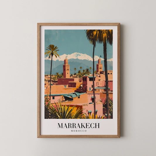 Marrakech, Morocco, City Print
