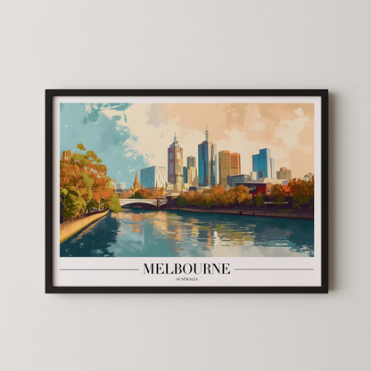 Melbourne, Australia, City Prints