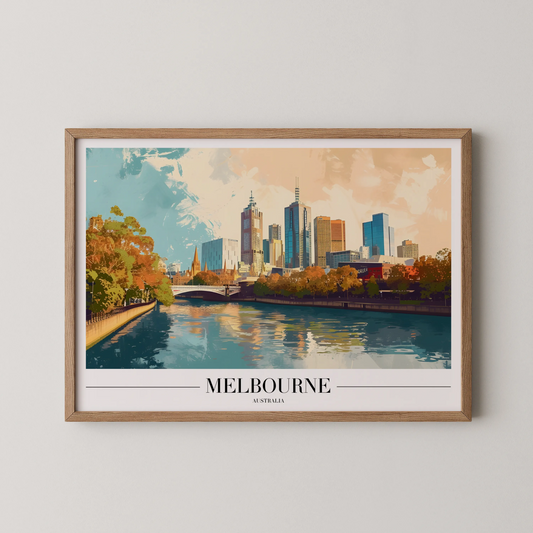 Melbourne, Australia, City Prints
