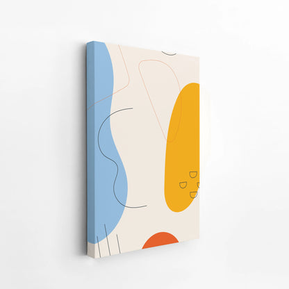 Minimal Artwork, Modern Colorful Abstract, Wall Painting