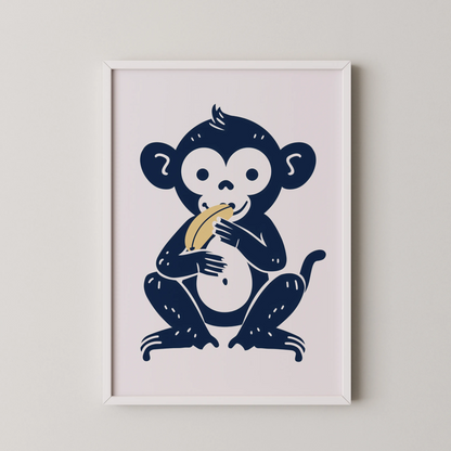 Monkey - Nursery Prints