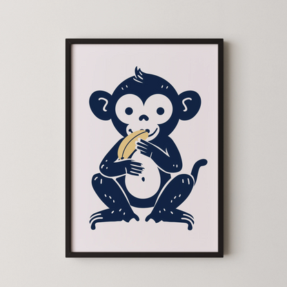 Monkey - Nursery Prints