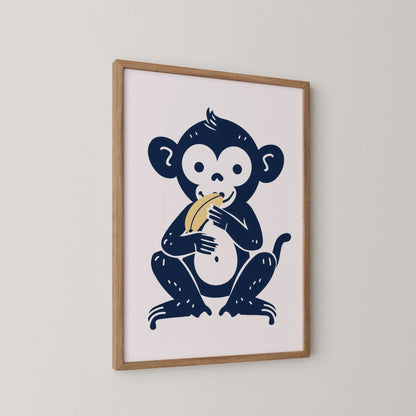 Monkey - Nursery Prints