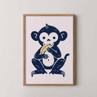 Monkey - Nursery Prints