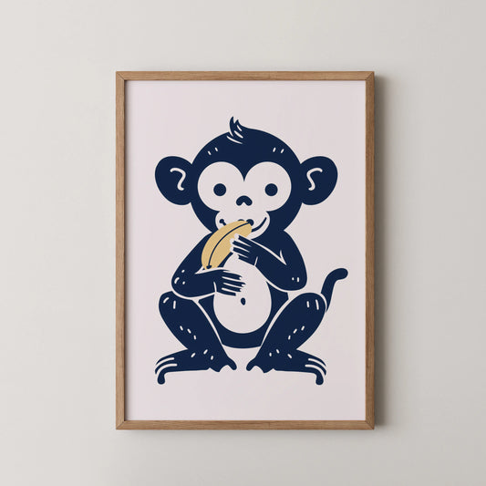 Monkey - Nursery Prints