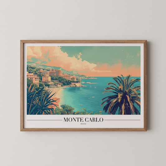 Monte Carlo, France, City Prints