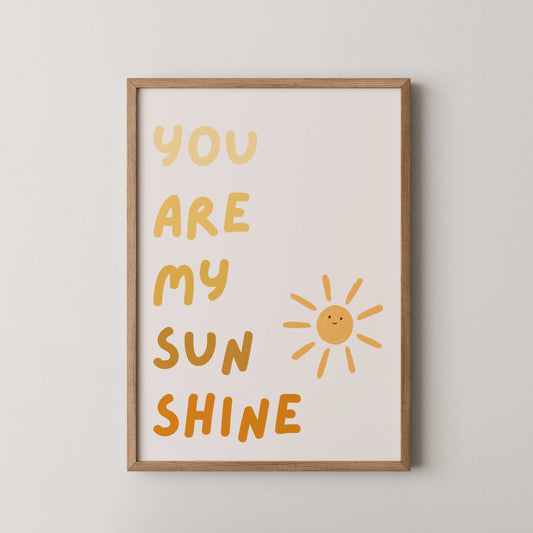 My sunshine - Nursery Prints