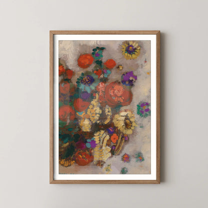 Bouquet of flowers by Odilon Redon