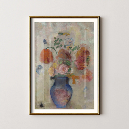 Large Vase with Flowers by Odilon Redon (1912)