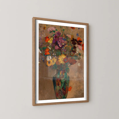 Large bouquet of wildflowers by Odilon Redon (1900-1905)