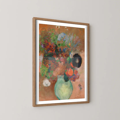 The black poppy by Odilon Redon