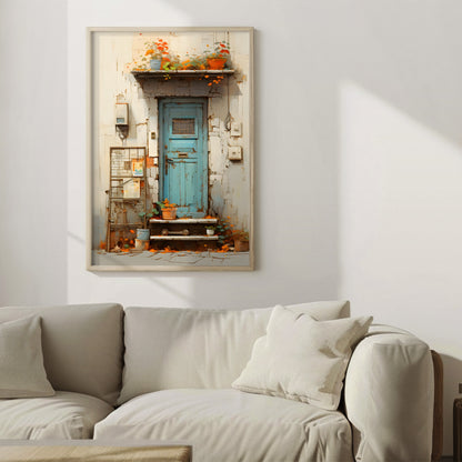 Whispers Behind the blue door
