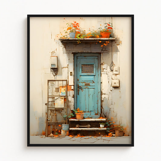 Whispers Behind the blue door