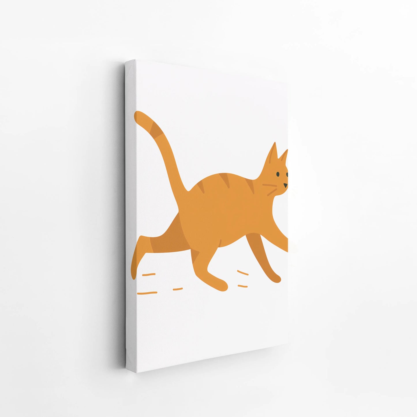 Orange cat - Nursery Prints