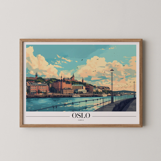 Osla, Norway, City Prints