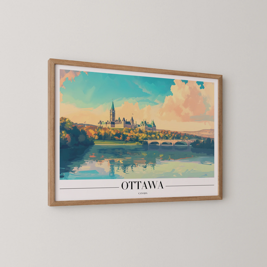 Ottawa, Canada, City Print