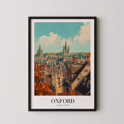 Oxford, England, City Prints
