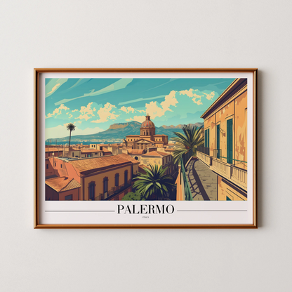Palermo, Italy, City Prints
