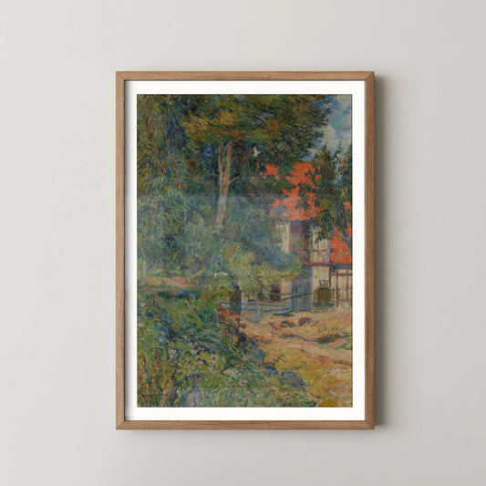 Etable près de Dieppe II by Paul Gauguin (1885)