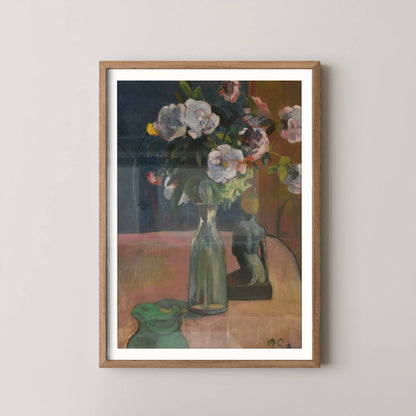Roses et statuette by Paul Gauguin (1889)