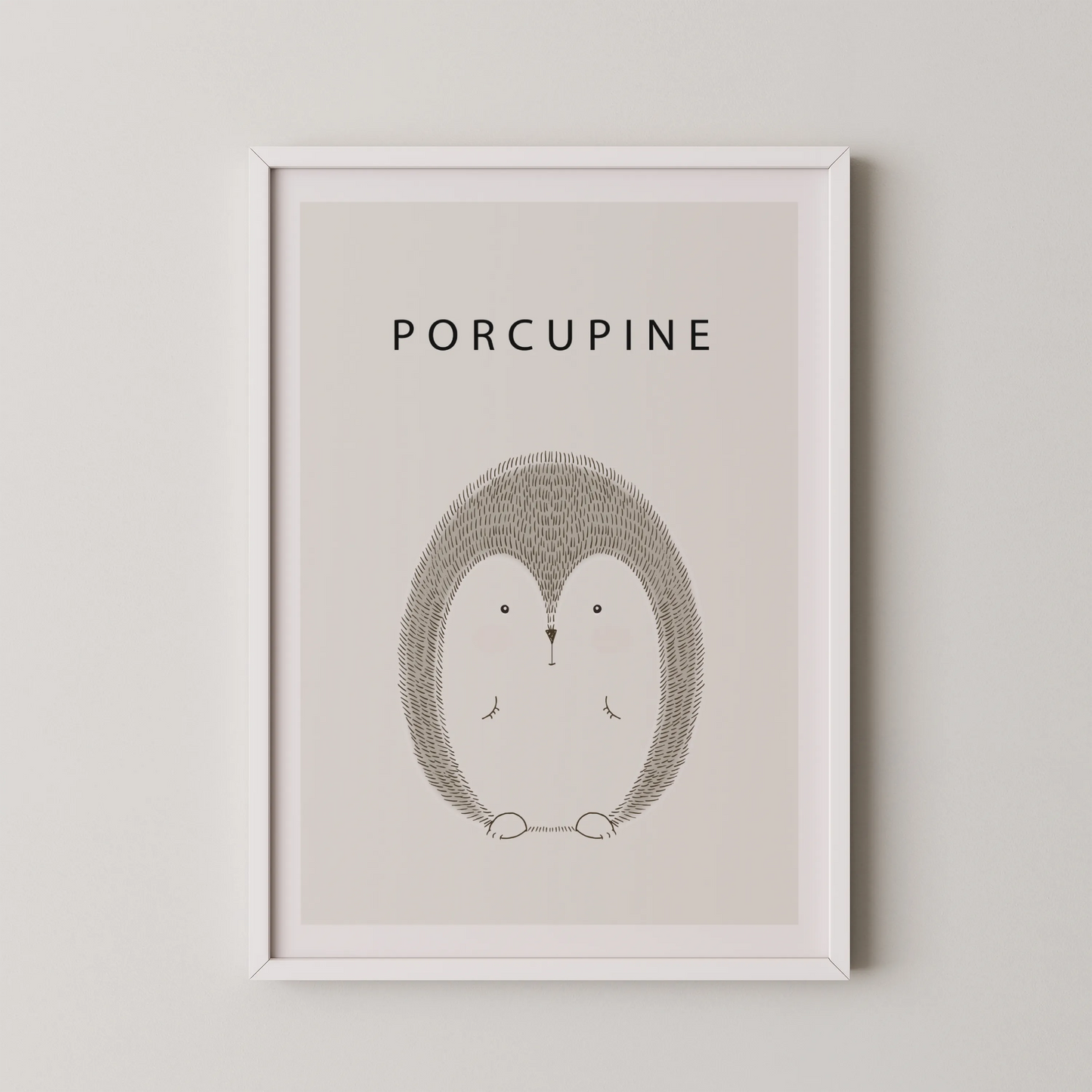 Porcupine - Nursery Prints