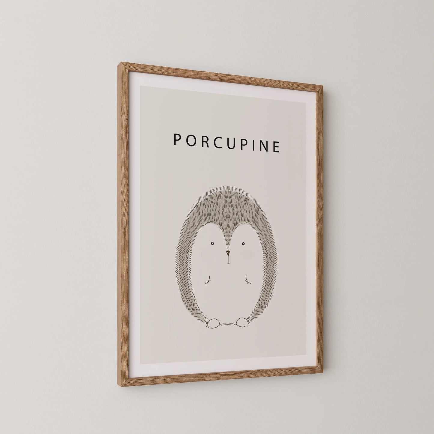 Porcupine - Nursery Prints
