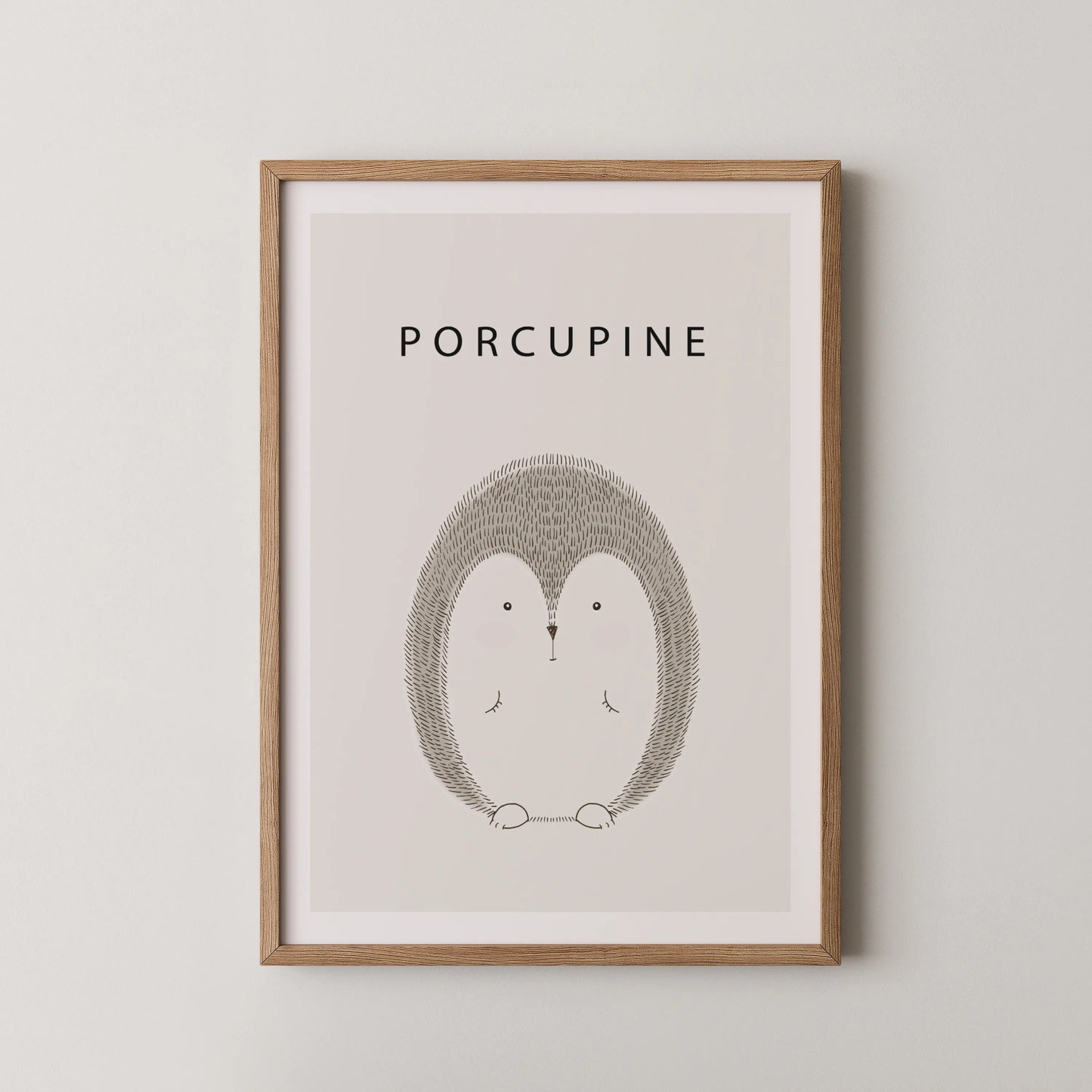 Porcupine - Nursery Prints