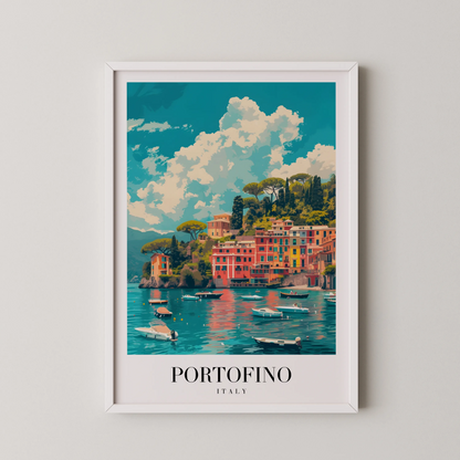 Portofino, Italy, City Prints