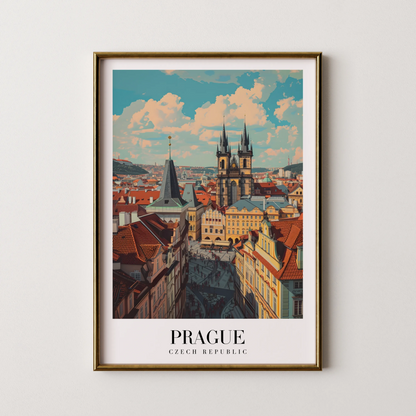 Prague, Czech Republic, City Prints