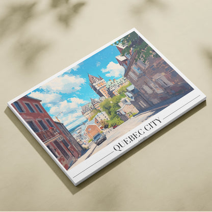 Quebec City, Canada, City Print