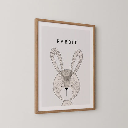Rabbit - Nursery Prints